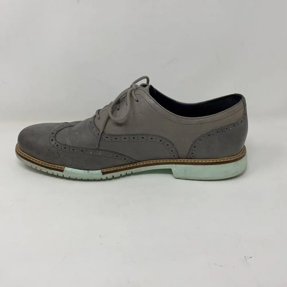 Cole Haan Great Jones Wing Tip Men US 13M Gray Oxford Shoes C11525